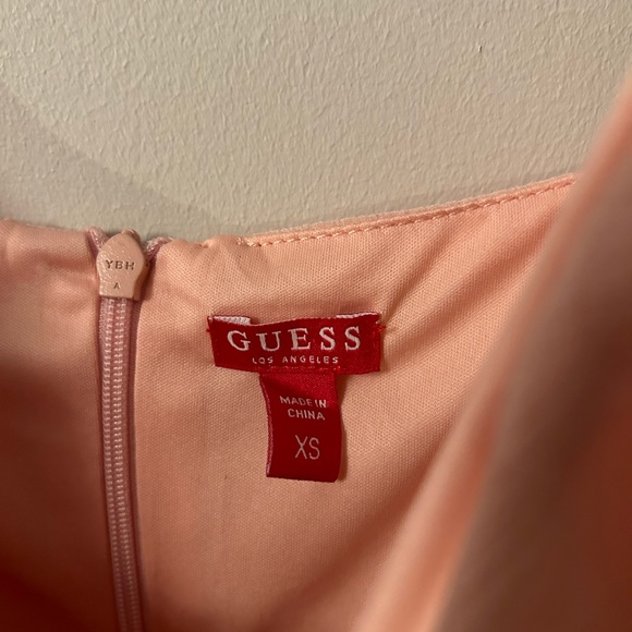 Guess peachy pink off the shoulder ruffle dress - Picture 6 of 6